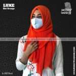 Luxe Hijab - Hot Orange