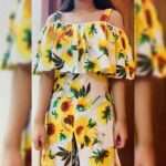 Yellow Floral Summer Dress