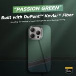 Benks PassionGreen ArmorAir Case Built with Kevlar for iPhone 16 Pro 16 Pro Max