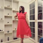 Rose Bloom Flutter Sleeve Dress