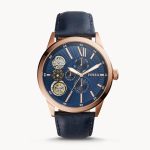 Fossil Multifunction Tourbillon Blue Dial Men’s Watch- BQ2219