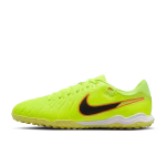Nike Tiempo Legend 10 Academy Turf Low-Top Football Shoes ( Volt/Black )