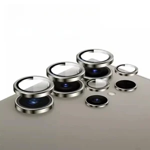 Blueo 9H Aluminium Ring Camera Lense Protector for Samsung Galaxy S24 Ultra