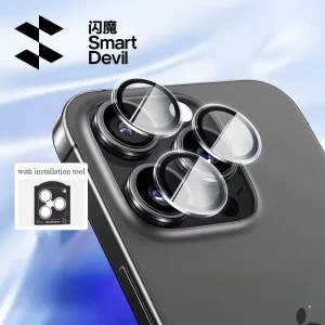 SmartDevil Anti-Reflective Lens Film Tempered Camera Lens for iPhone 16 Pro/16 Pro Max